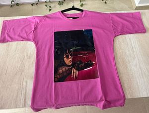 Pink Graphic Print Tee