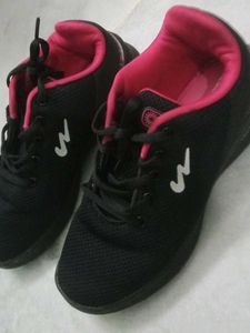 Campus Black Running Shoes