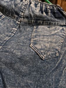 Jeans Trouser Jeggings (Blue) For Girls