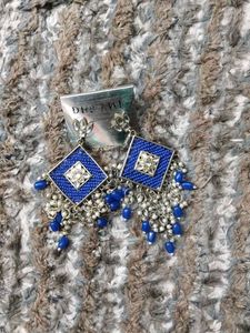 Blue 🔵 Earrings 😍