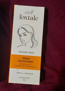 😍Foxtale Glow Sunscreen Spf 50++++..😍