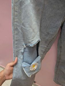 Ripped Light Wash Jeans