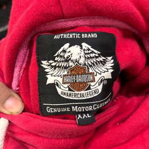 Harley-Davidson Red Skull Hoodie