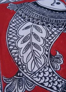 Madhubani Fish Painting