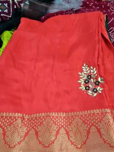 Elegant Embroidered Saree