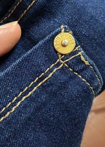 Dark Wash Pull-On Jeans