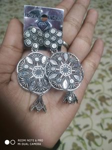 New Oxidised Earing