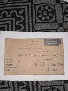 Rare Vintage 1940-50s Malaya post envelope