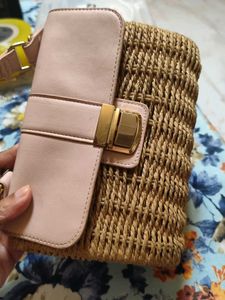 Mauritius Bamboo Handbag With Sling
