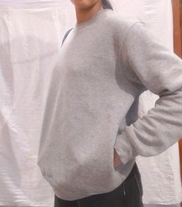 Pinteresty solid grey oversized sweatshirt