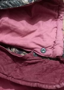 Floral Quilted Hooded Jacket