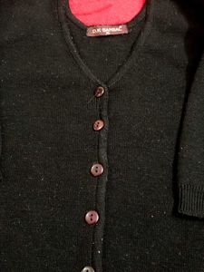 Classic Black Cardigan/blouse