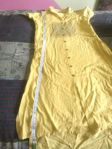 Dark Yellow Kurtha