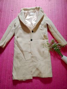 beige colour overcoat