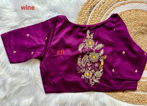 Satin Pan Neck Bridal Blouse Collection