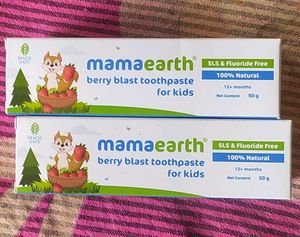 mama earth Berry Blast Toothpaste For Kids Pack 2