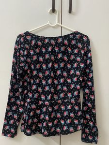 Floral Peplum Top