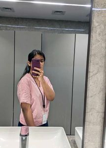korean beautiful Striped V-Neck Top