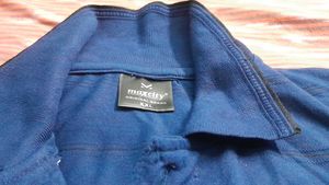 Blue Striped Polo Shirt