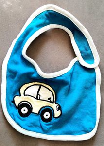 Babyhug Interlock Cotton Bibs Duck &amp; Car Print 2 P
