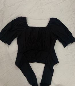 Y2K Aesthetic Back Tie Knot Top