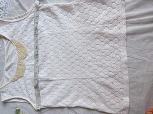 Beutiful Lace Perl Work Top