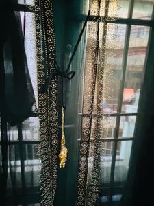 Elegant Green Ethnic Gown With Shrug
