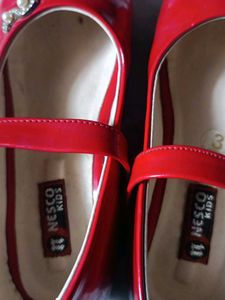 Red Nesco Kids Shoes - Size 3