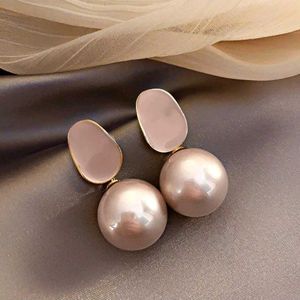 Black Pearl Stud Earrings