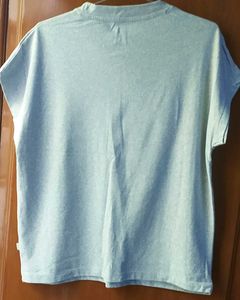 Gray Graphic Print Tee