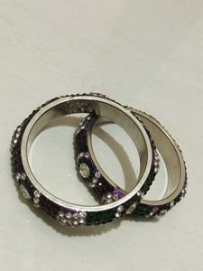 Pair Of Stone Bangles