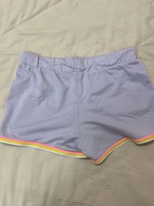 Cute Striped Trim Shorts