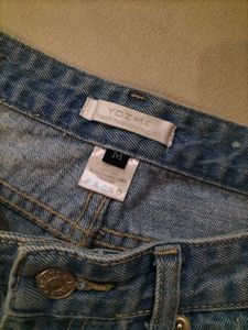 Distressed Denim Shorts
