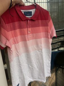 Striped CK Unisex Polo T-Shirt