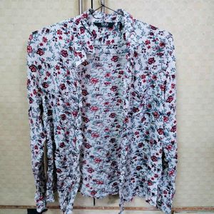 Floral Print Long Sleeve Top