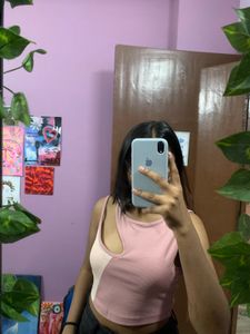 Cut Out Crop Top
