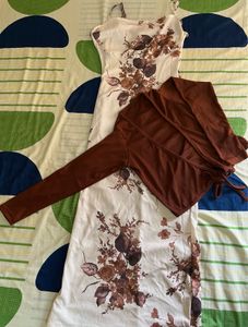 Floral Midi Dress Outfit