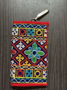 Embroidered Wallet
