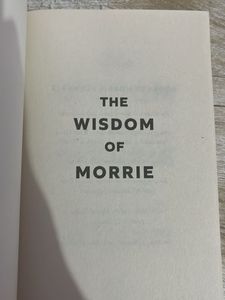 The Wisdom of Morrie - Excellent Condition!