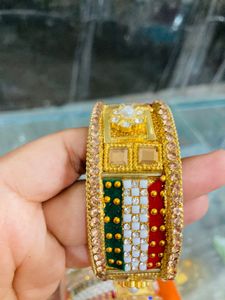 Colorful Beaded Bangle Set