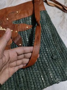 Boho Chic Woven Handbag