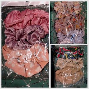 9 Scrunchie Set: Variety Pack