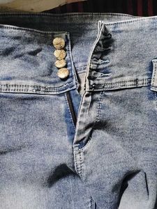 Stylish Grey Blue Jeans