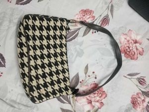 Houndstooth Handbag