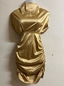 Korean Golden Party Wear One Piece💝