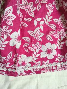 Floral Tie Up Short Kurti🌸
