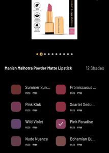 Myglamm Manish Malhotra Powder Matte Lipstick