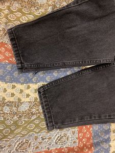 Vintage Gothic Black Wash High-Waisted Jeans