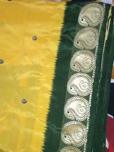 Elegant Yellow Saree