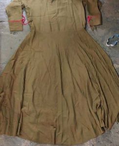 Mahendi Green Rajwadi One piece kurti